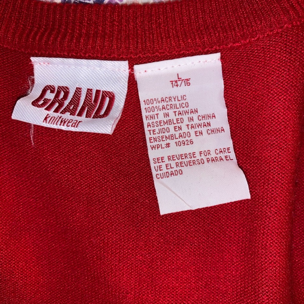 Red Cardigan - Picture 4 of 4